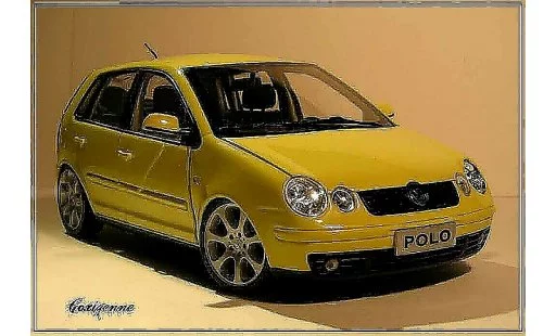 Volkswagen Polo Base 1/18 Anson jantes mercedes miniature