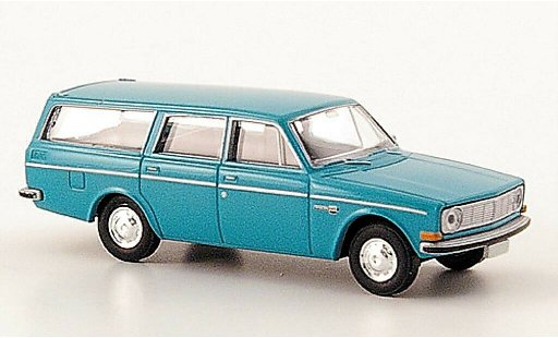 Volvo 145 Base 1/87 Brekina Break turquoise miniature