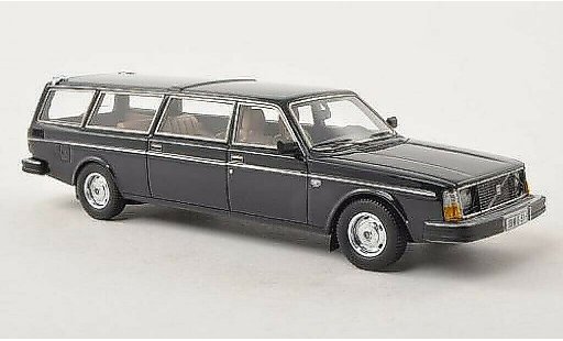 Volvo 245 Base 1/43 Matrix Transfer bleu miniature