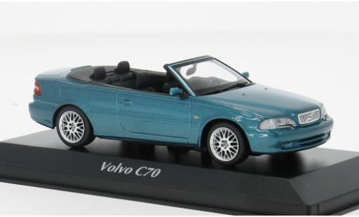 Miniature Volvo C70 1/43 Maxichamps Cabriolet bleue 1:43 Volvo C70 1/43 Maxichamps Cabriolet bleue 1:43 miniature