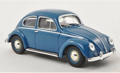 Volkswagen 1200 Base 1/43 Minichamps Kafer bleu 1953 miniature