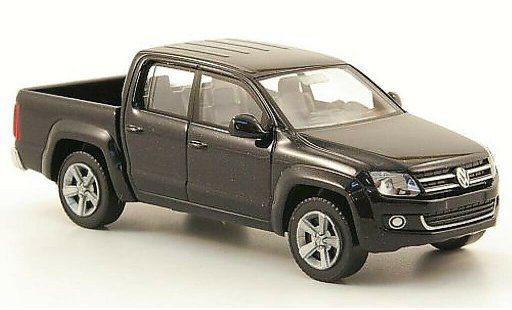 Volkswagen Amarok Base 1/87 Wiking noire miniature