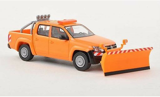 Volkswagen Amarok Base 1/87 Wiking Winterdienst avec Raumschild miniature