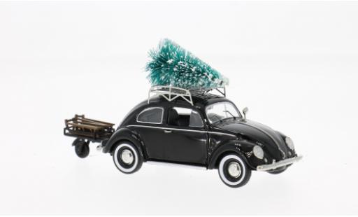 Miniature Volkswagen Beetle "Christmas 2025" noire 1/43 Schuco