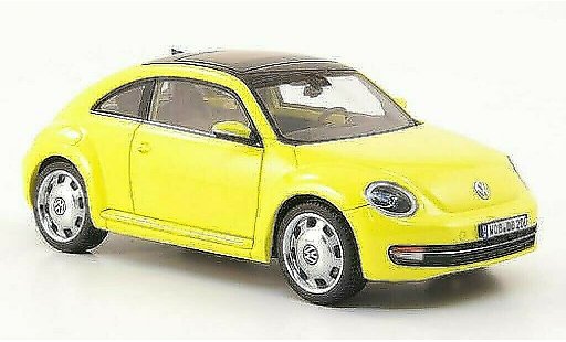 Volkswagen Beetle Base 1/43 Schuco jaune 2011 miniature