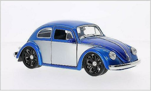 Volkswagen Beetle Base 1/24 Jada Toys (Kafer) Tuning bleu/grise 1959 miniature