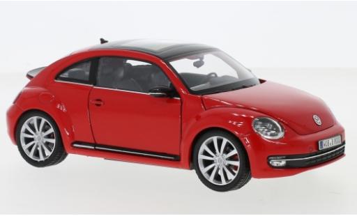Volkswagen Beetle 1/24 Welly rouge 1:24 miniature