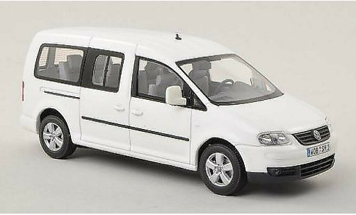 Volkswagen Caddy Maxi Life Base 1/43 Minichamps Maxi Life blanche miniature