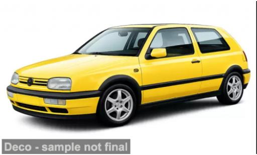 Volkswagen Golf 1/18 Norev GTI jaune 1994 1:18 miniature