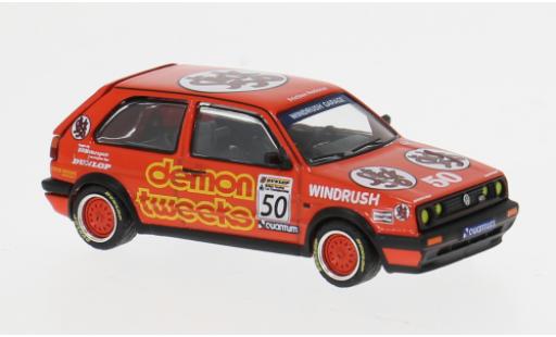 Volkswagen Golf 1/64 Pop Race GTI MK2 rouge 1988 1:64 miniature