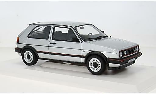 Miniature Volkswagen Golf GTI argent&Atilde;&copy;e 1989 1/18 Norev