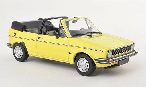 Volkswagen Golf Cabriolet 1/43 Minichamps jaune 1980 miniature