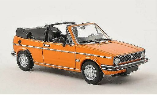 Volkswagen Golf Cabriolet 1/43 Minichamps GL orange 1980 miniature