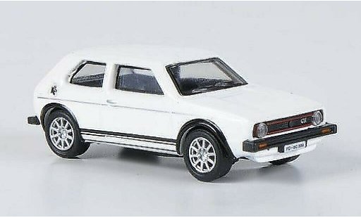 Volkswagen Golf GTI 1/87 Schuco blanche miniature