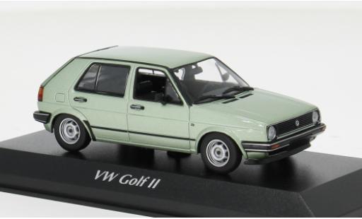 Miniature Volkswagen Golf II verte 1985 1/43 Minichamps