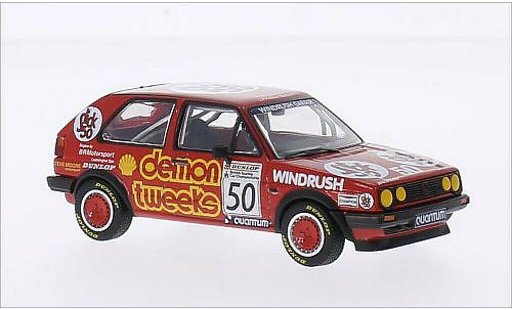 Volkswagen Golf GTI 1/43 Vanguards RHD No.50 Demon Tweeks Team Demon Tweeks BTCC Silverstone 1988 miniature