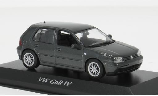 Miniature Volkswagen Golf IV grise 1999 1/43 Maxichamps