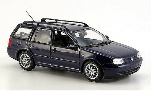Volkswagen Golf Variant 1/43 Minichamps bleu 1999 miniature