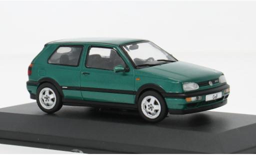 Volkswagen Golf 1/43 Solido MKIII VR6 verte 1994 1:43 miniature