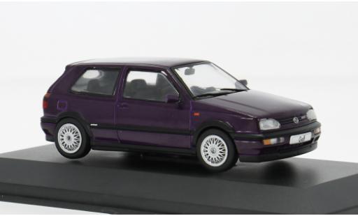 Volkswagen Golf 1/43 Solido MKIII VR6 lila 1994 1:43 miniature