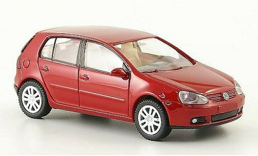 Volkswagen Golf Base 1/87 Wiking rouge 5-Turer 2003 miniature