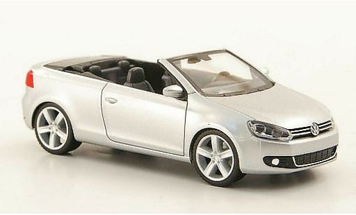 Volkswagen Golf Cabriolet 1/87 Herpa Cabrio grise 2011 miniature