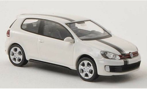 Volkswagen Golf GTI 1/87 Wiking blanche/noire miniature