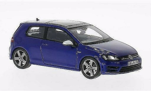 Volkswagen Golf R 1/43 Spark bleu 3-Turer miniature