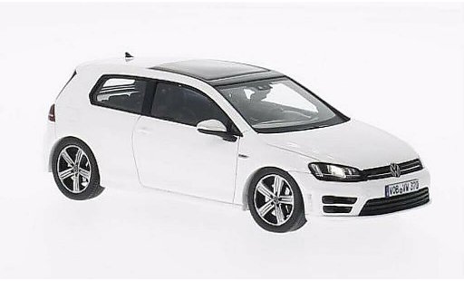 Volkswagen Golf R 1/43 Spark blanche 2013 miniature