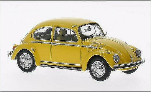Volkswagen Kafer Base 1/43 Schuco 1200 Sunny Bug jaune miniature