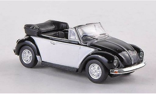 Volkswagen Kafer Cabriolet 1/87 Schuco noire/blanche miniature