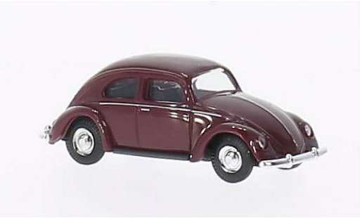 Volkswagen Kafer Base 1/87 Busch rouge Brezelfenster 1951 miniature