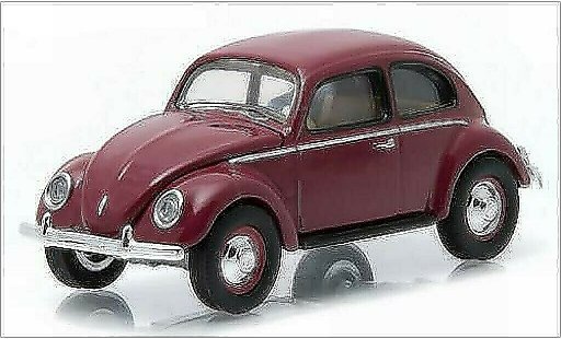 Volkswagen Kafer Base 1/64 Greenlight rouge 1951 miniature