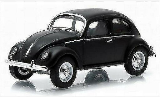 Volkswagen Kafer Base 1/64 Greenlight mat-noire 1952 miniature