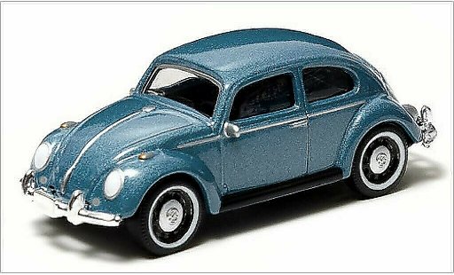 Volkswagen Kafer Base 1/64 Greenlight metallise bleu miniature
