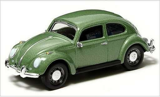 Volkswagen Kafer Base 1/64 Greenlight metallise verte miniature