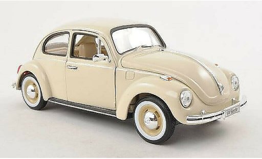 Volkswagen Kafer Base 1/24 Welly mit blanchewandreifen beige miniature