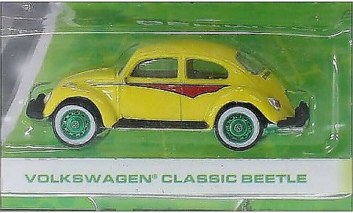 Volkswagen Kafer Base 1/64 Greenlight Special Version jaune miniature