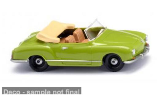 Volkswagen Karmann 1/87 Wiking Ghia Cabriolet verte/beige 1957 1:87