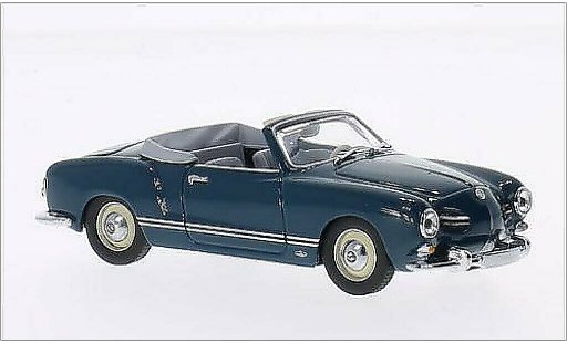Volkswagen Karmann Ghia Base 1/43 Minichamps Ghia Cabriolet(typ 14) bleu 1957 miniature