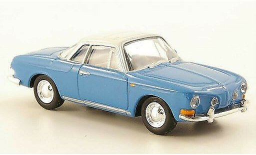 Volkswagen Karmann Ghia Base 1/87 Herpa Ghia II bleu/blanche miniature