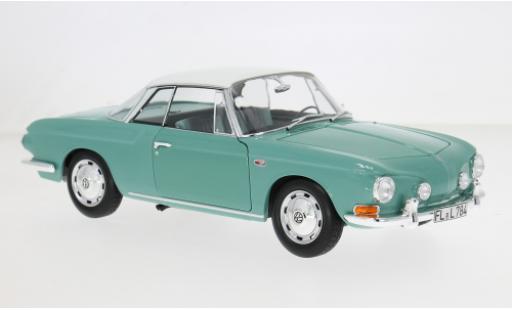 Volkswagen Karmann 1/18 Norev Ghia Typ 34 turquoise/blanche 1961 1:18 miniature