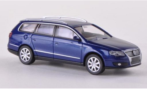 Volkswagen Passat B6 1/87 Wiking Variant bleu 2005 miniature