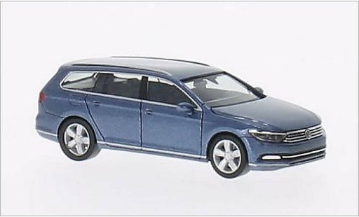 Volkswagen Passat B7 1/87 Herpa Variant metallise bleu 2014 miniature