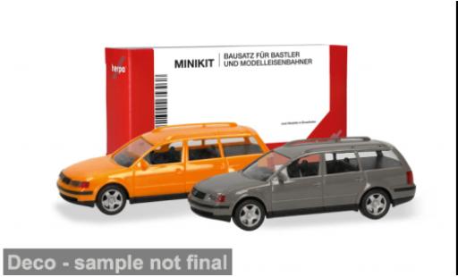 Volkswagen Passat 1/87 Herpa MiniKit Variant orange/grise 1:87 miniature