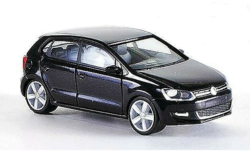 Volkswagen Polo Base 1/87 Herpa 4-turig noire miniature