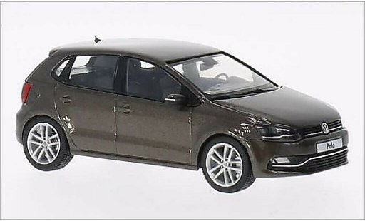 Volkswagen Polo Base 1/43 Herpa 5-turig Facelift metallise marron 2014 miniature