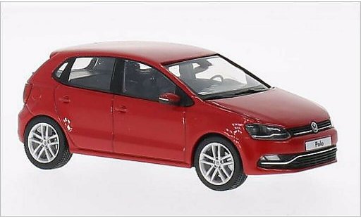 Volkswagen Polo Base 1/43 Herpa 5-turig Facelift rouge 2014 miniature