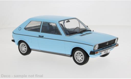 Miniature Volkswagen Polo I bleue 1975 1/18 MCG