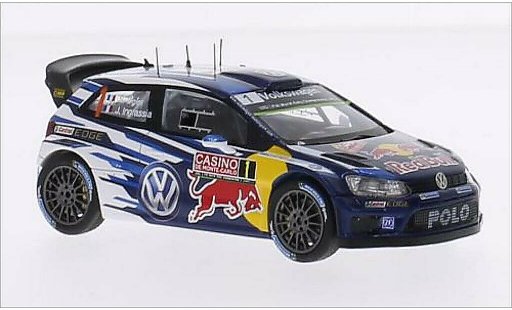 Volkswagen Polo WRC 1/43 Spark R No.1 Motorsport Red Bull Rally Monte Carlo 2015 /J.Ingrassia miniature